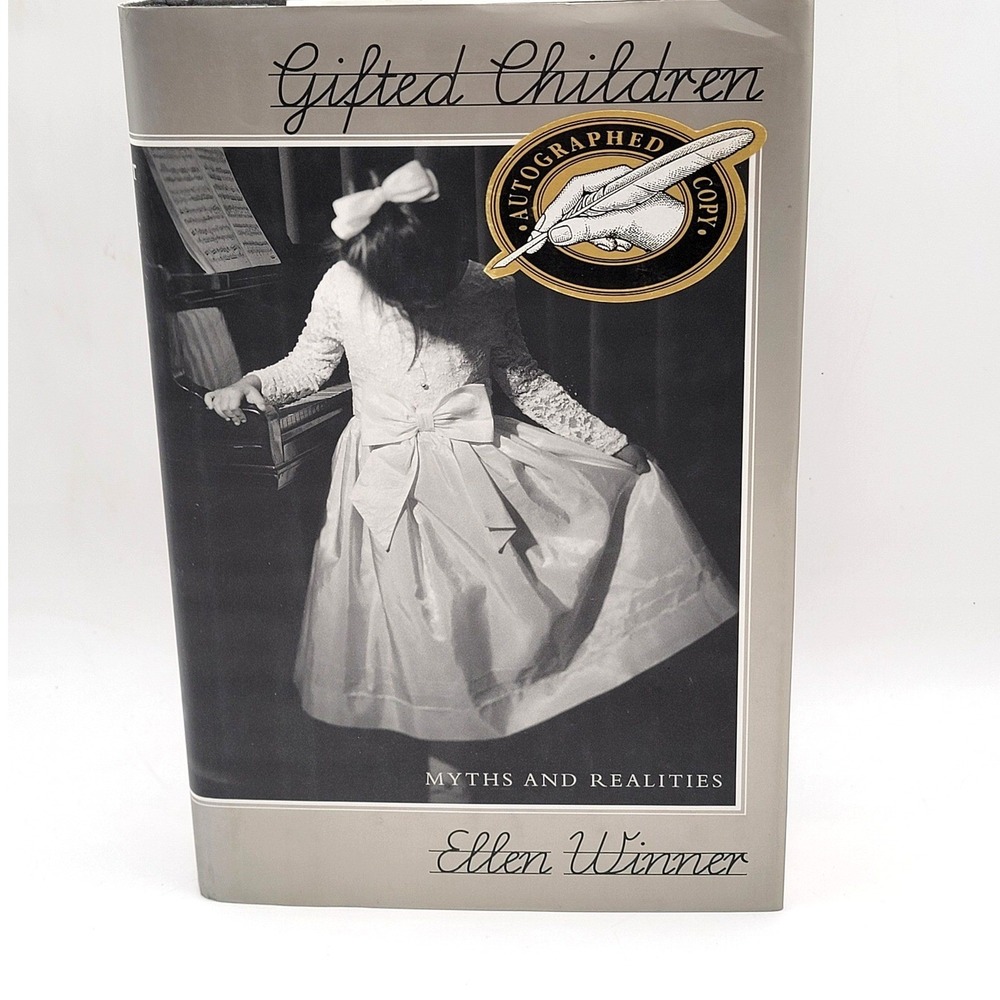 Ellen Winner Gifted Children Myths and Realities‎ Hardcover Signed Autograph EX